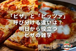 「ピザ」と「ピッツァ」呼び分ける違いは？明日から役立つピザの雑学