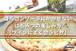 ゴルゴンゾーラにかかせない、はちみつの楽しみ方【ワインに合うピザ】