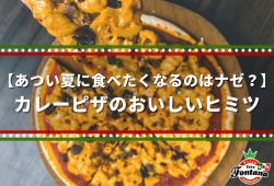 【あつい夏に食べたくなるのはナゼ？】カレーピザのおいしいヒミツ